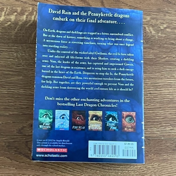 The Fire Ascending by: Chris D’Lacey paperback book - Picture 4 of 4